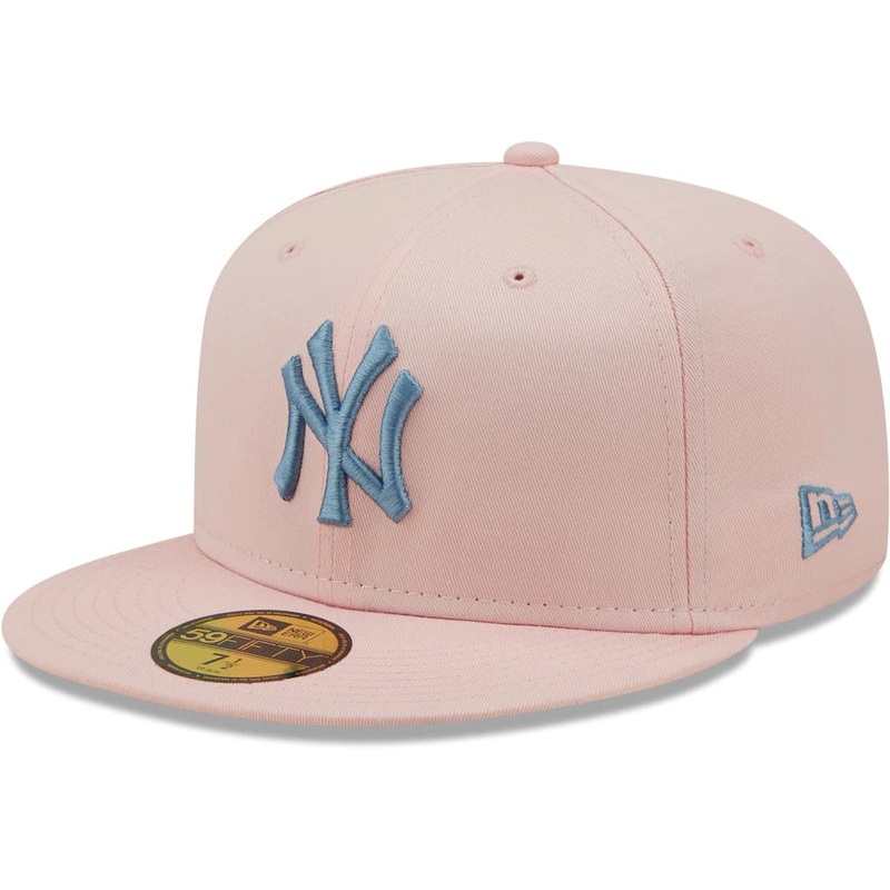 New Era Pink New York Yankees Subway Series Sky Undervisor 59FIFTY Fitted Hat
