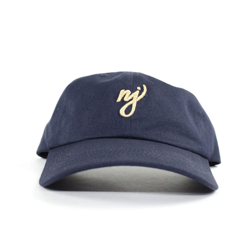 NJ Dad Hat (Navy Gold) One Size
