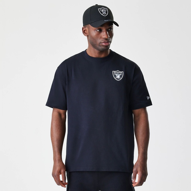 Las Vegas Raiders NFL Black Oversized T-Shirt XS