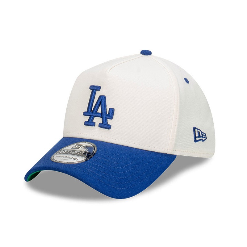 Los Angeles Dodgers 39THIRTY A-Frame Apac Exclusive White/Navy Cap S-M
