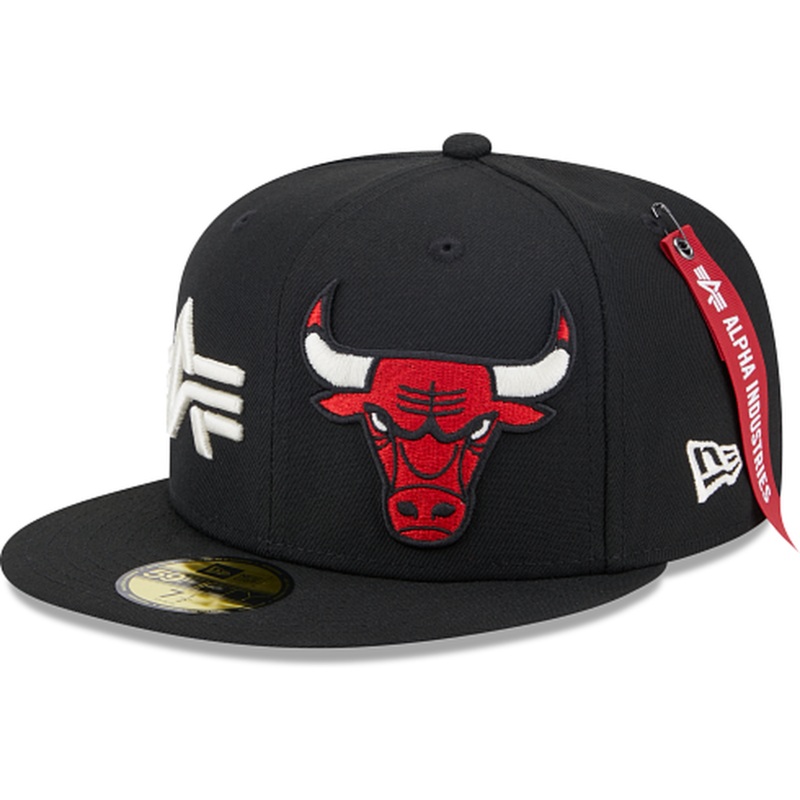 New Era Alpha Industries X Chicago Bulls Dual Logo 59FIFTY Fitted Hat