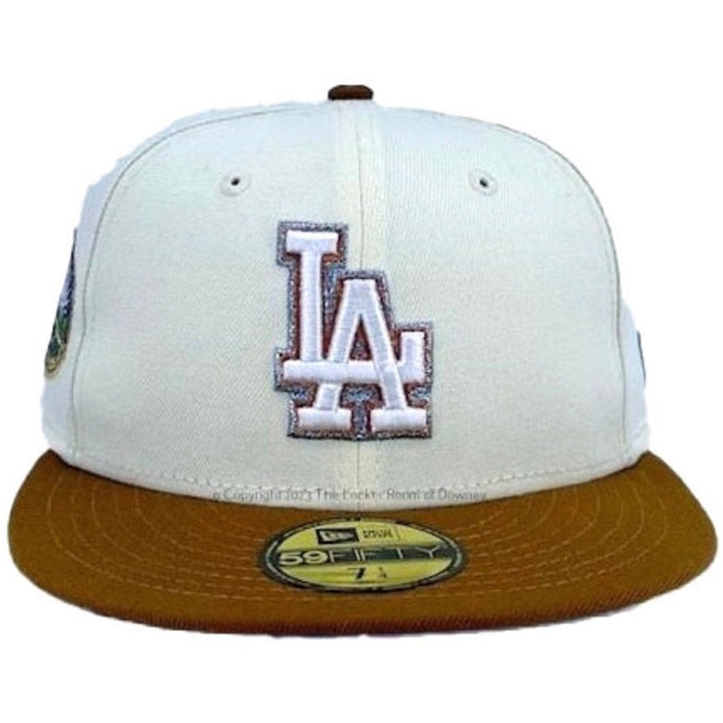 New Era Los Angeles Dodgers Ivory/Brown 50th Anniversary 59FIFTY Fitted Hat