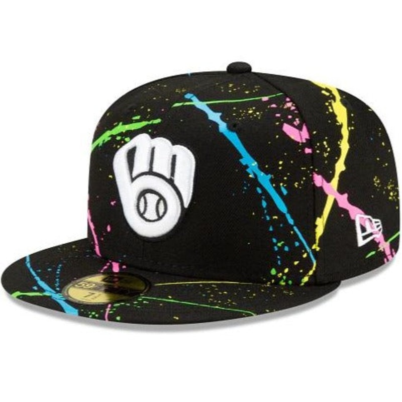 New Era Milwaukee Brewers Streakpop 59FIFTY Fitted Hat
