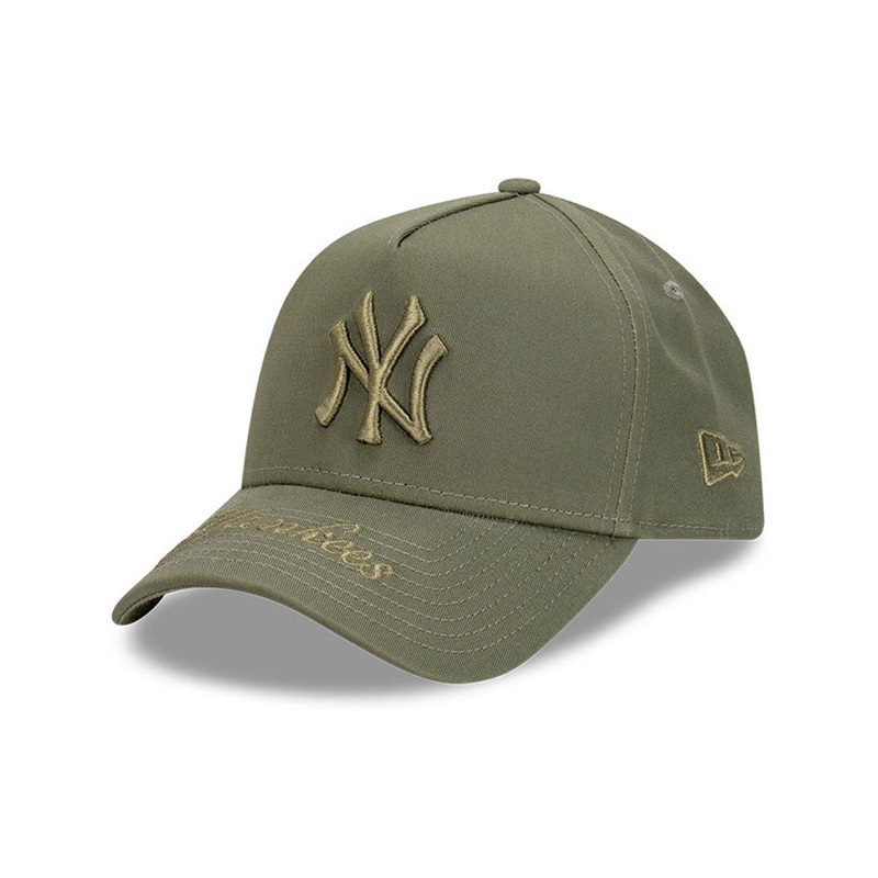 New York Yankees 9FORTY A-Frame Apac Exclusive Tonal Olive Cap One Size