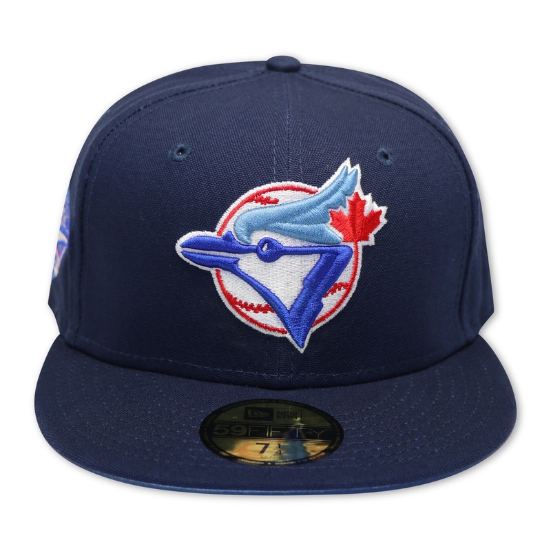 TORONTO BLUEJAYS (NAVY) (1992 WORLDSERIES) NEWERA 59FIFTY FITTED (SKY BLUE UNDER VISOR) 67/8
