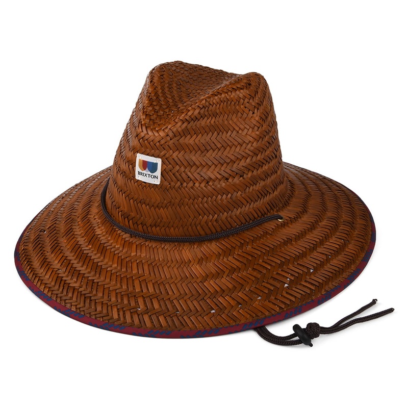 Brixton Hats Alton Straw Lifeguard Hat – Copper Small/Medium
