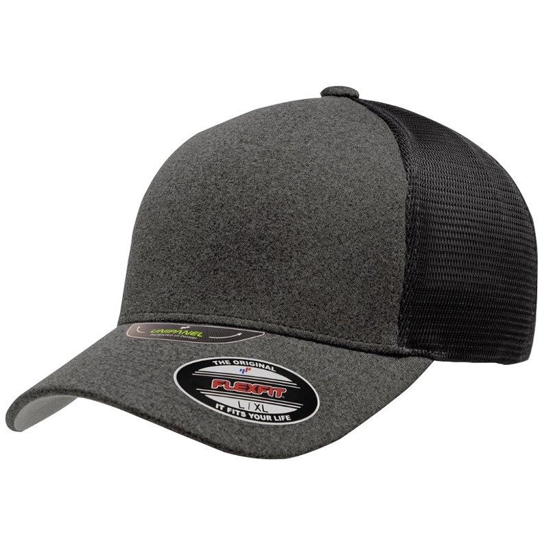 Flexfit Unipanel Flex Hat – Dark Grey/Black L/XL