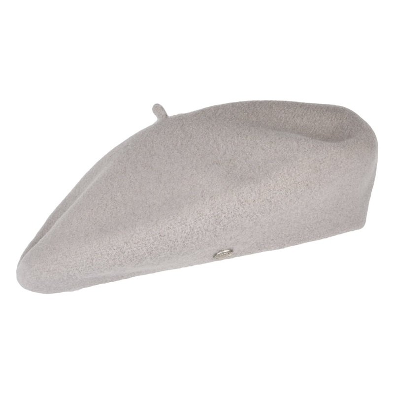 Hritage par Laulhre Hats Authentique Merino Wool Beret – Grey 1-Size