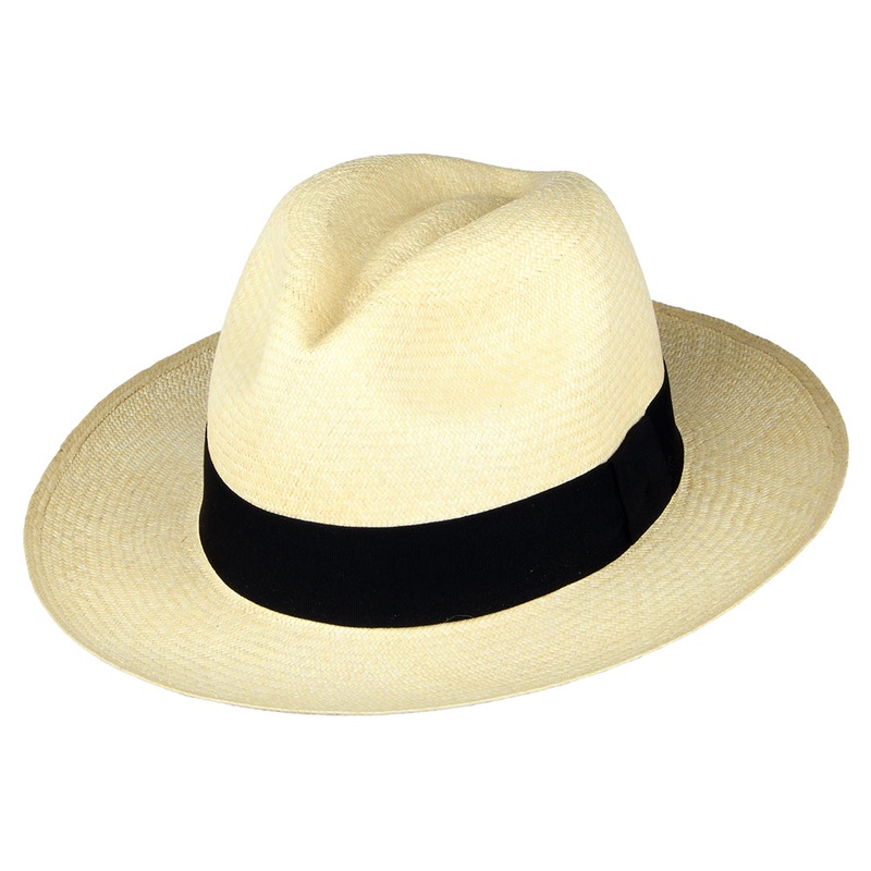 Jaxon & James Clasico Panama Fedora Hat – Natural 55