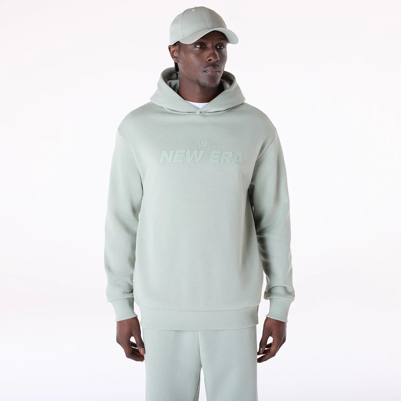 New Era Flag Pastel Green Oversized Pullover Hoodie XS