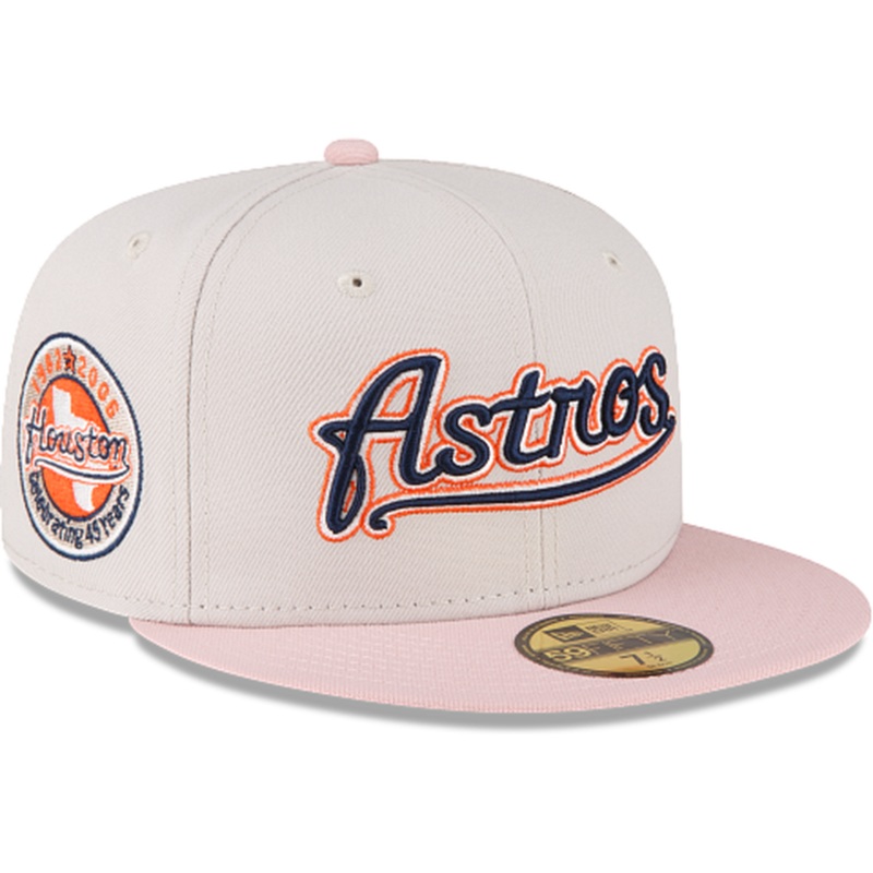 New Era Just Caps Stone Pink Houston Astros 2023 59FIFTY Fitted Hat