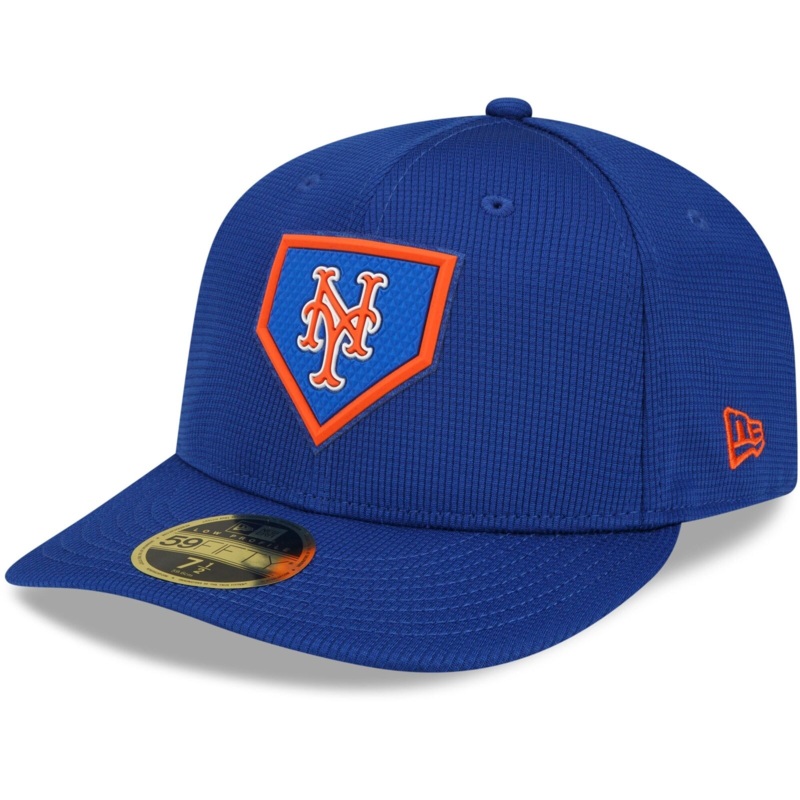 New Era Royal New York Mets 2022 Clubhouse Alternate Logo Low Profile 59FIFTY Fitted Hat