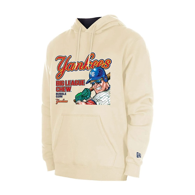 New York Yankees MLB Big League Chew White Pullover Hoodie S
