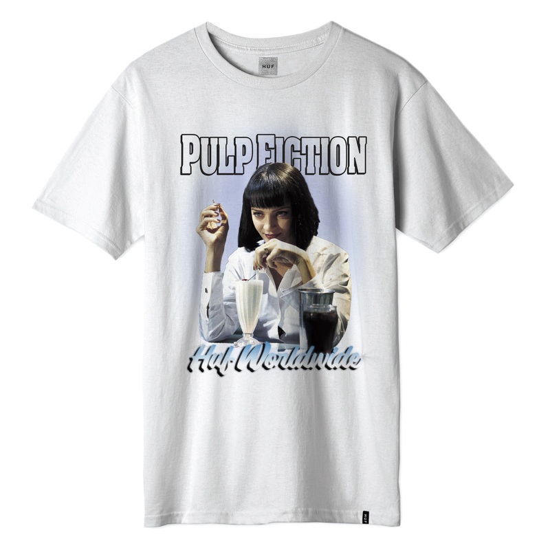 Huf x PULP FICTION MIA AIRBRUSH SS TEE (White) m