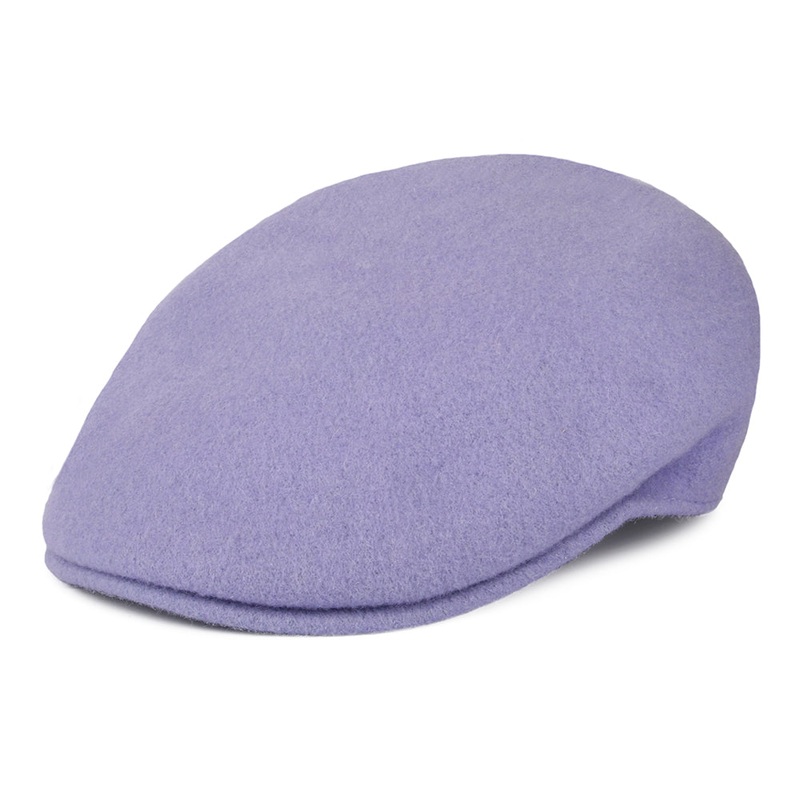 Kangol 504 Wool Flat Cap – Lavender S
