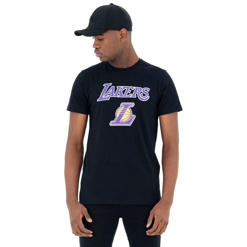 LA Lakers NBA Regular Black T-Shirt XS