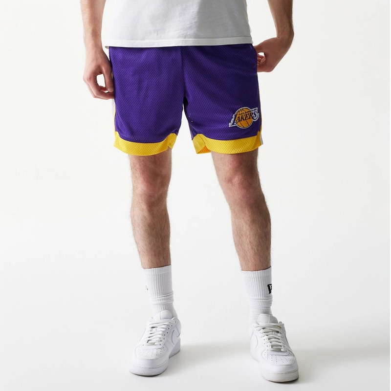 LA Lakers NBA Sport Classic Purple Shorts S