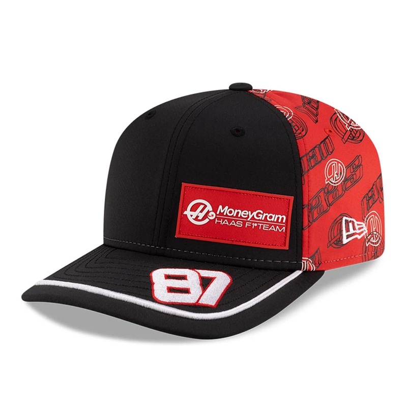 MoneyGram Haas F1 Oliver Bearman Japan Race Special Black 9SEVENTY Stretch Snap Adjustable Cap OSFM