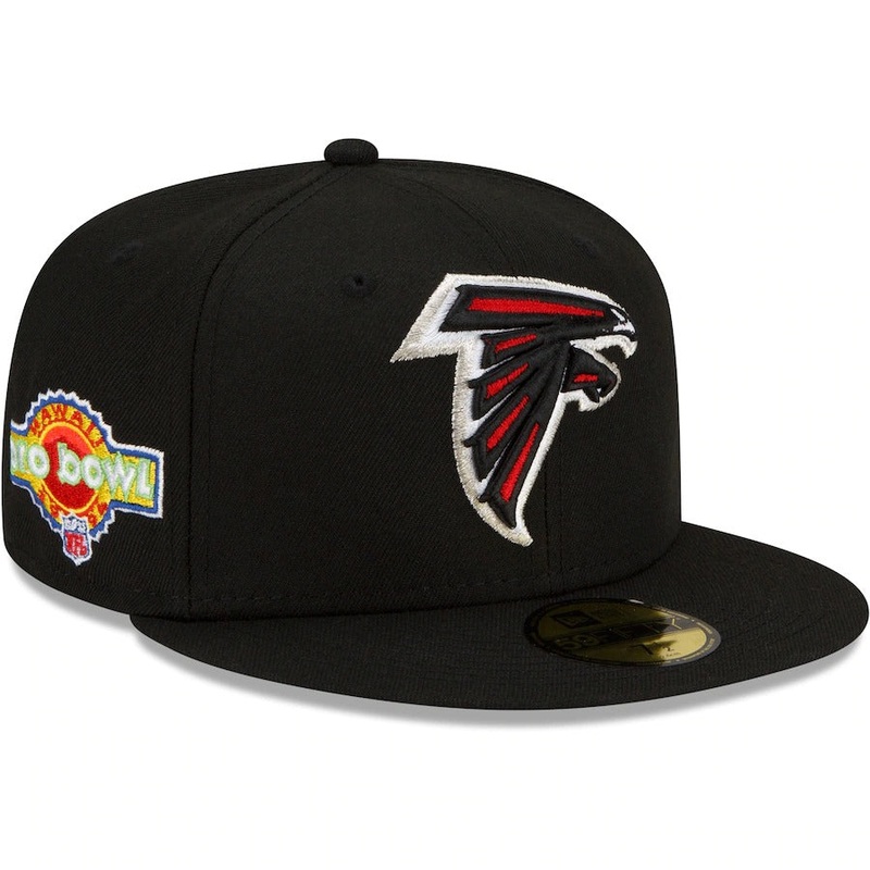 New Era Atlanta Falcons Black Patch Up 1994 Pro Bowl 59FIFTY Fitted Hat