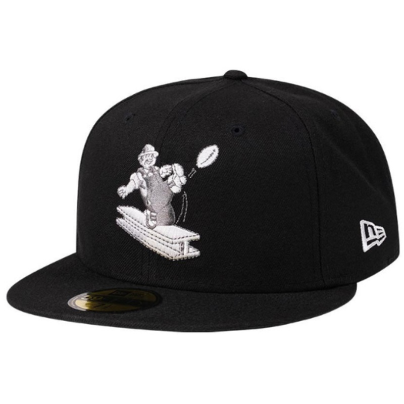 New Era Pittsburgh Steelers Throwback Steel Black Edition 59FIFTY Fitted Hat