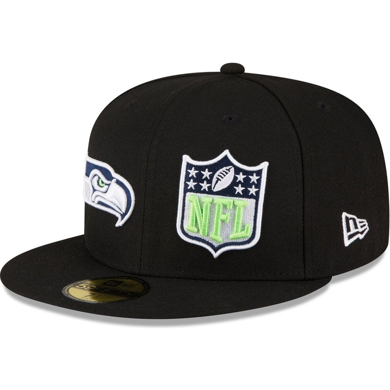 New Era Seattle Seahawks 2023 Sideline Black 59FIFTY Fitted Hat
