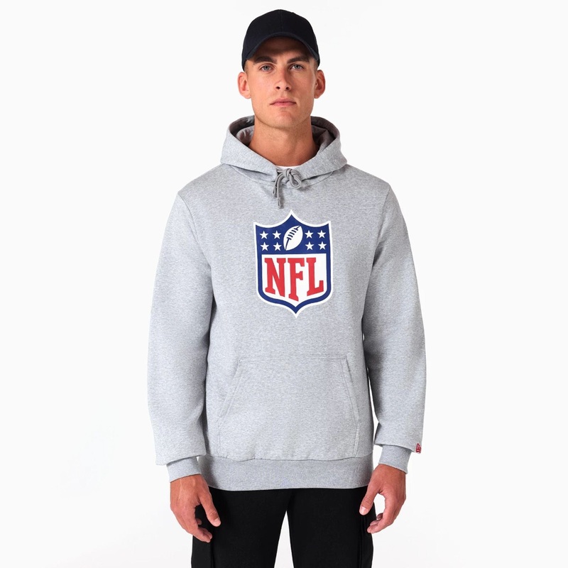 NFL Shield Logo NFL Grey Pullover Hoodie XS