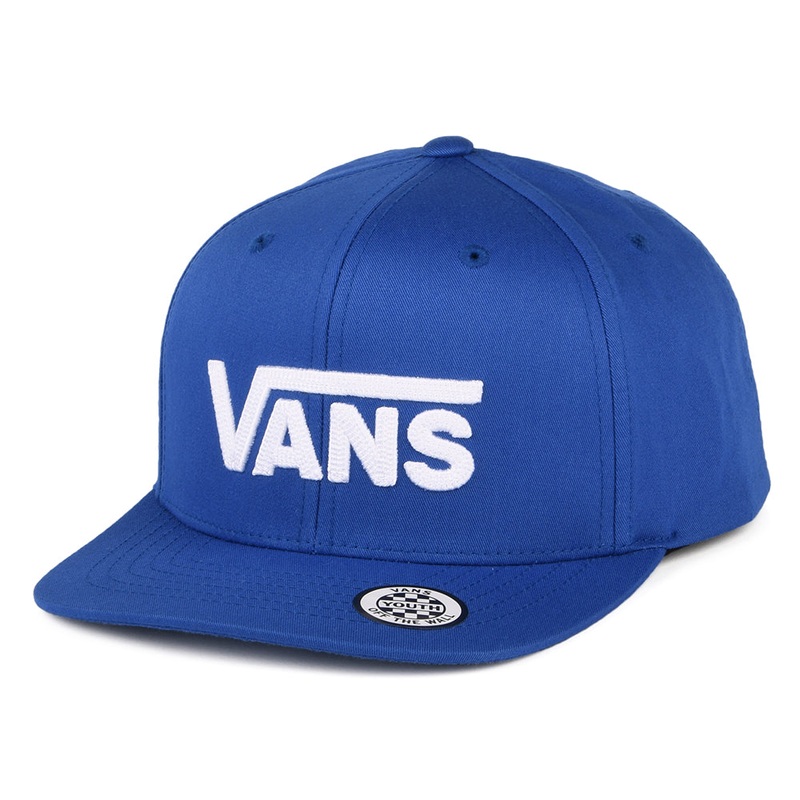 Vans Hats Kids Drop V II Snapback Cap – Blue-White CHILD ADJ.