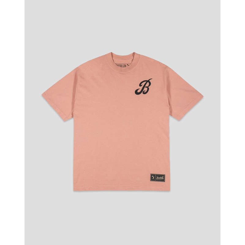 Bat Bros Baseball Relaxed Fit T-Shirt (Sunstone) Small