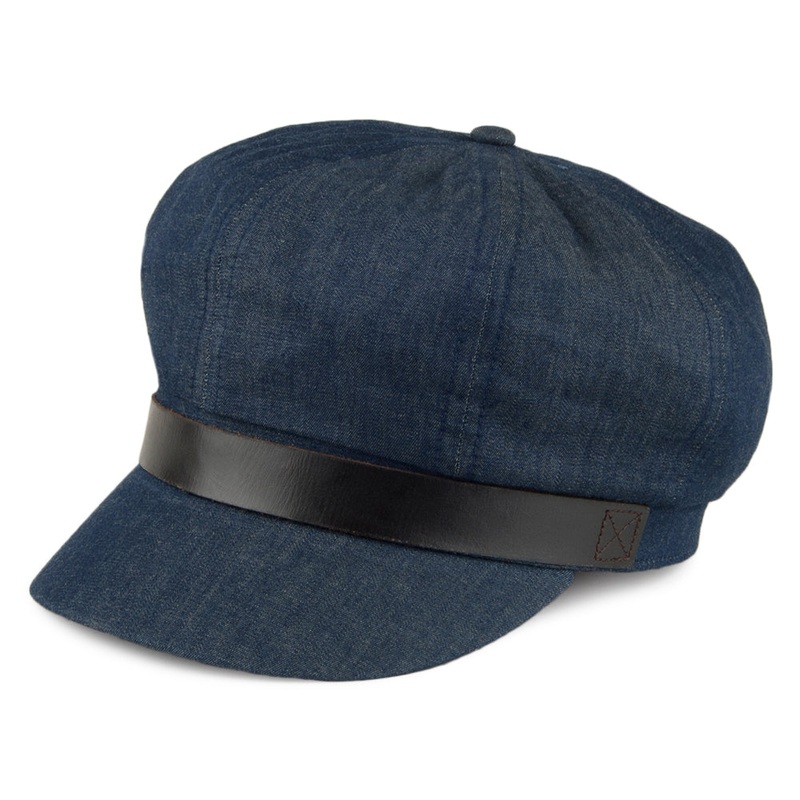 Brixton Hats Montreal Baker Boy Cap – Denim Small-56cm