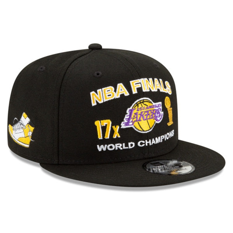 Los Angeles Lakers New Era NBA FINALS ICY 9Fifty Snapback Adjustable Hat – Black