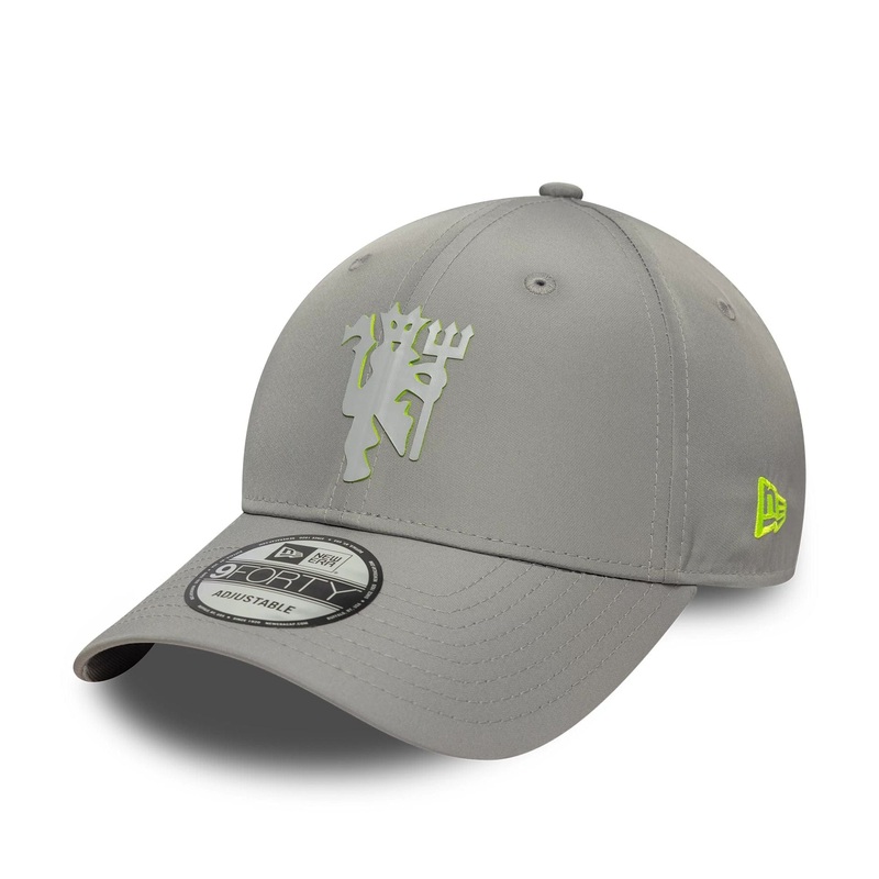 Manchester United FC HD Keyline Grey 9FORTY Adjustable Cap OSFM