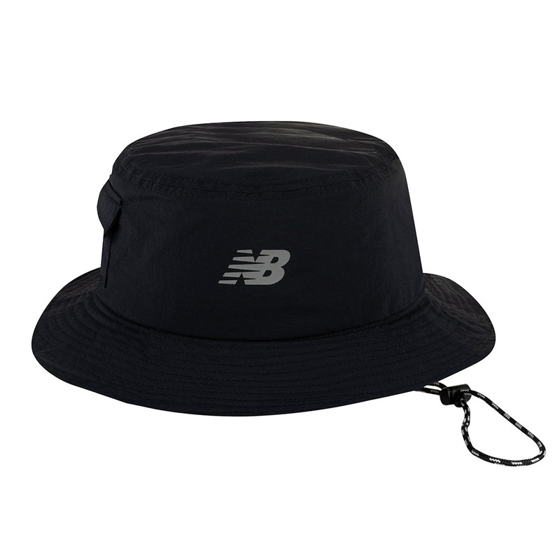 New Balance Hats Cargo Recycled Bucket Hat – Black 1-Size