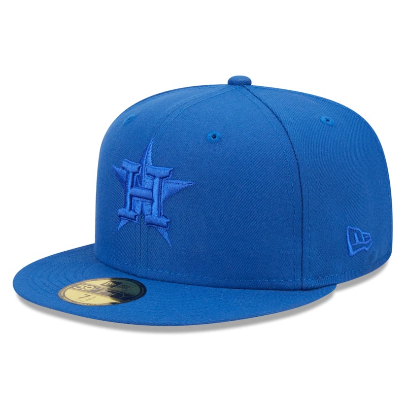 New Era Houston Astros Royal Blue Tonal 59FIFTY Fitted Hat