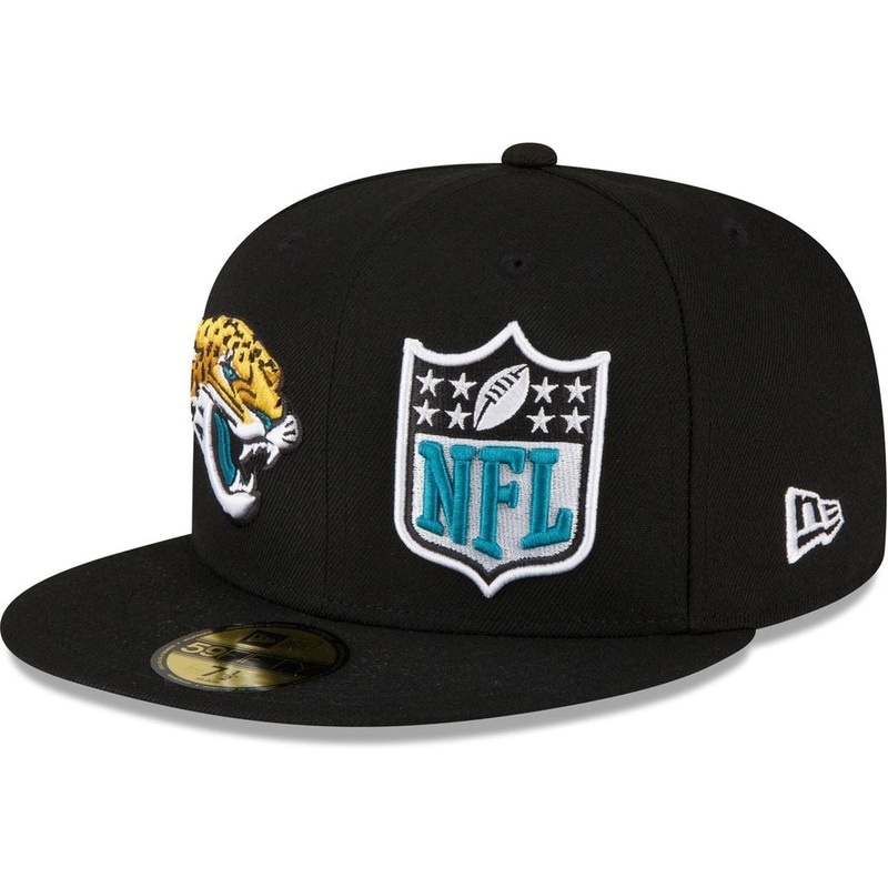 New Era Jacksonville Jaguars 2023 Sideline Black 59FIFTY Fitted Hat
