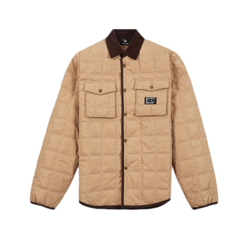 PAPER PLANES “QUILTED SHIRT” JACKET S