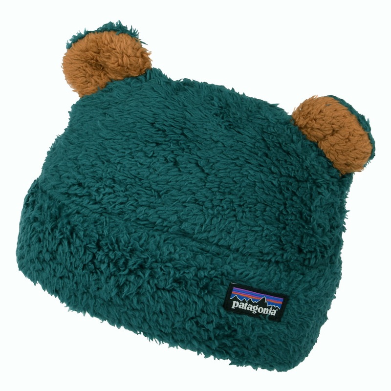 Patagonia Hats Baby Furry Friends Beanie Hat – Dark Green 3-6 Months
