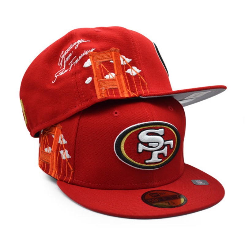 San Francisco 49ers New Era Exclusive CLOUD ICON 59Fifty Fitted Hat – Red 6 7/8