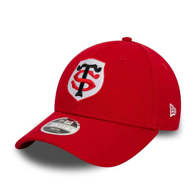 Stade Toulousain Youth Team Logo Red 9FORTY Adjustable Cap Youth