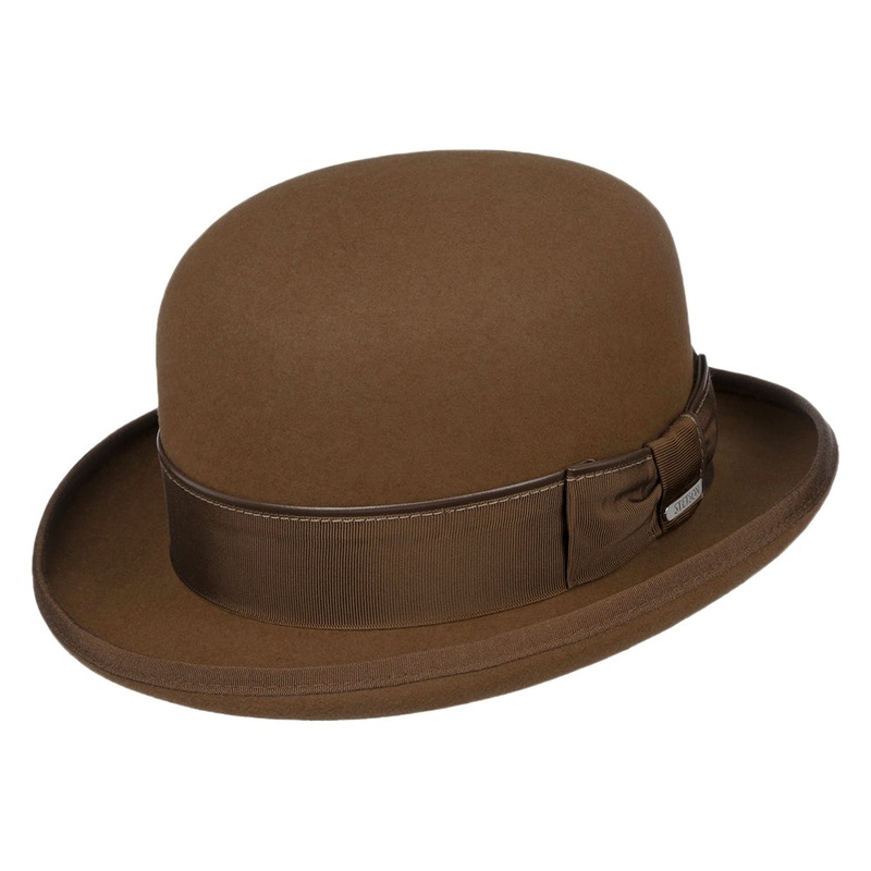 Stetson Hats Classic Uni Fur Felt Bowler Hat – Brown 57