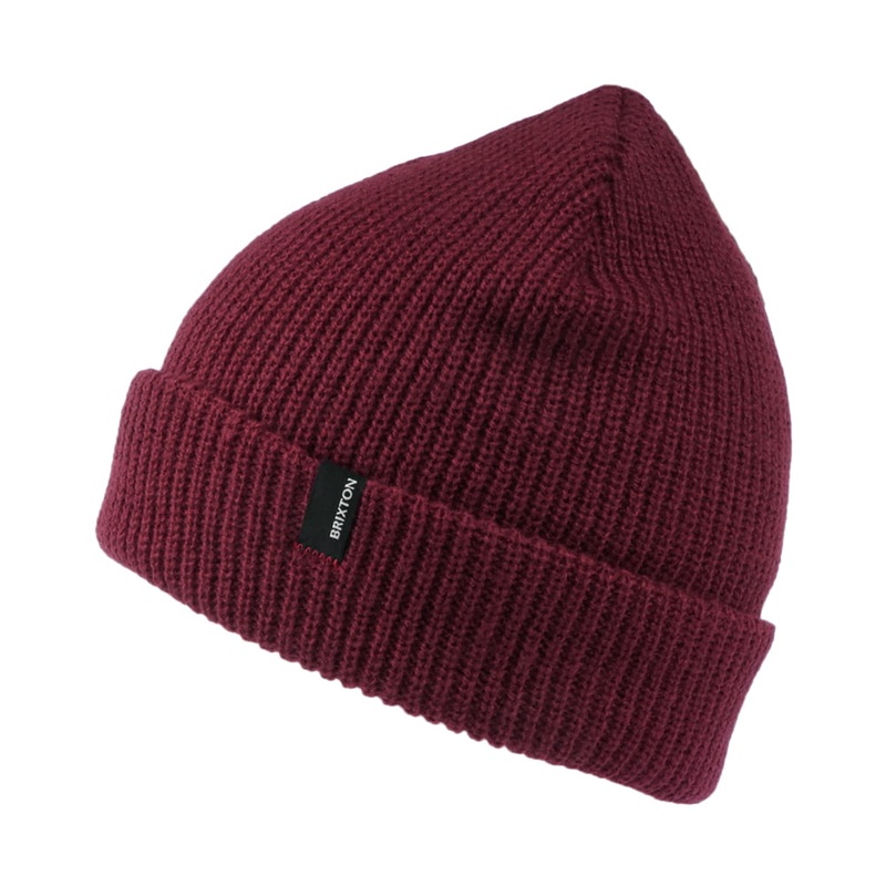 Brixton Hats Heist Cuffed Beanie Hat – Wine 1-Size