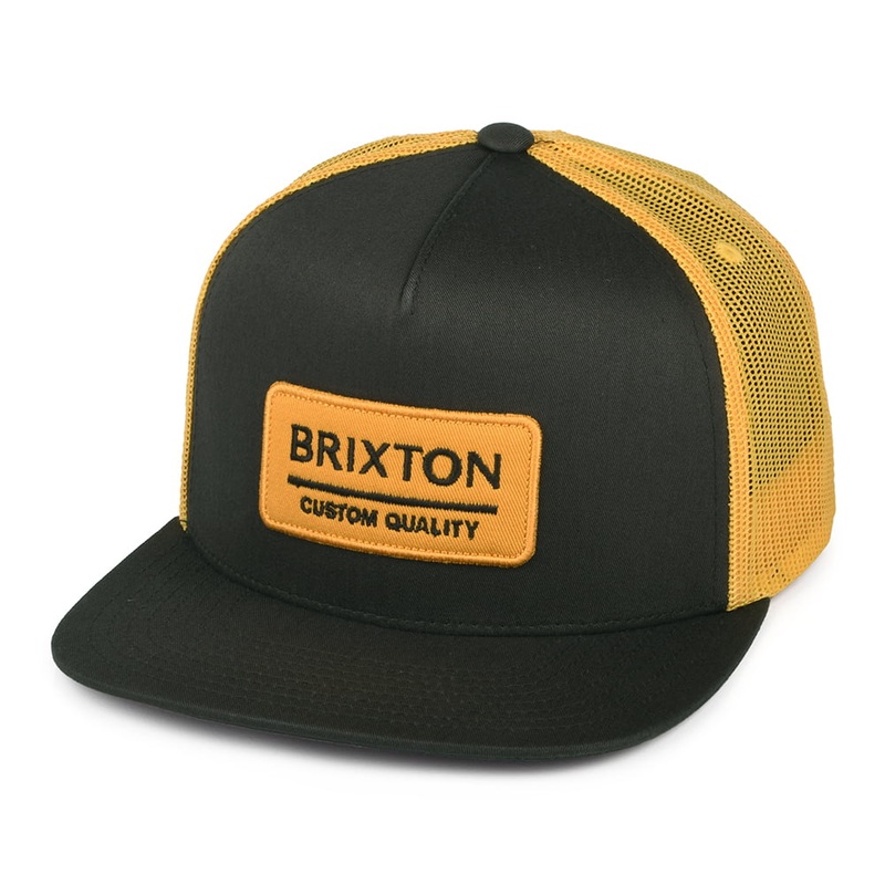 Brixton Hats Palmer Proper MP Trucker Cap – Brown Adjustable