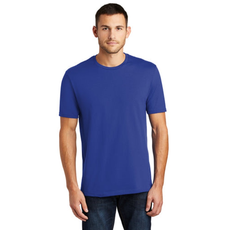 District Perfect Weight Unisex Tee – Deep Royal S