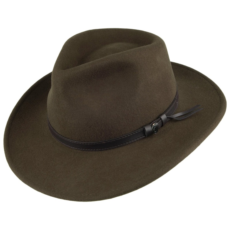 Jaxon & James Crushable Outback Hat – Olive S