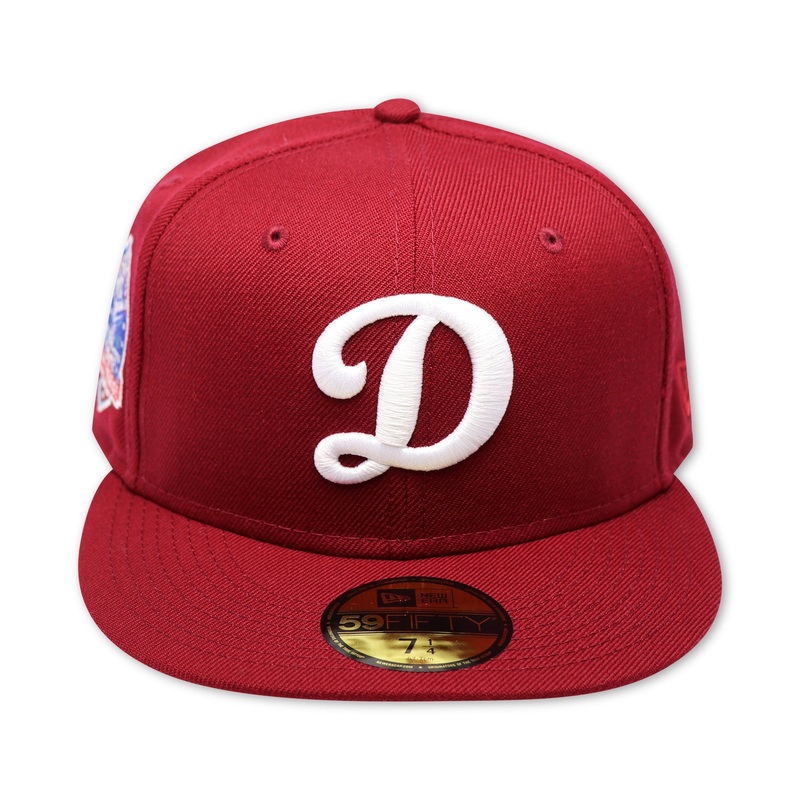 LOS ANGELES DODGERS “DR PEPPER” (60TH ANNIVERSARY) NEW ERA 59FIFTY FITTED (SKY BLUE UNDER VISOR) (S) 67/8