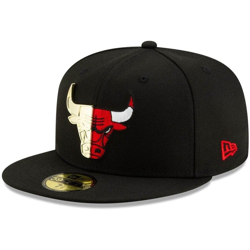 New Era Chicago Bulls Split Metal & Thread 59FIFTY Fitted Hat