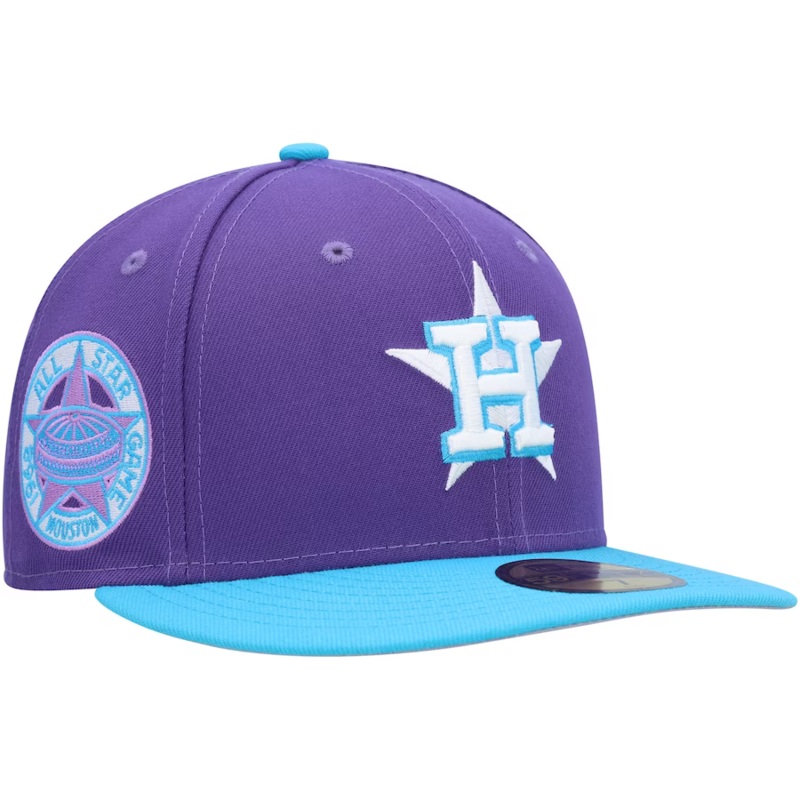 New Era Houston Astros Purple Vice 2023 59FIFTY Fitted Hat