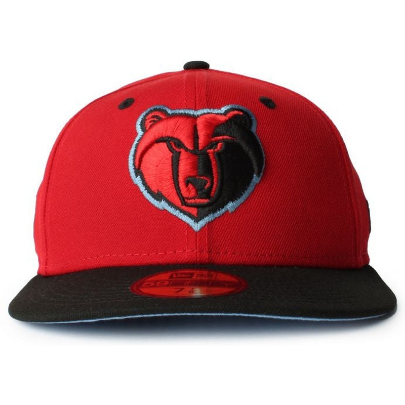 New Era Memphis Grizzlies Red/Black Light Blue UV 59FIFTY Fitted Hat