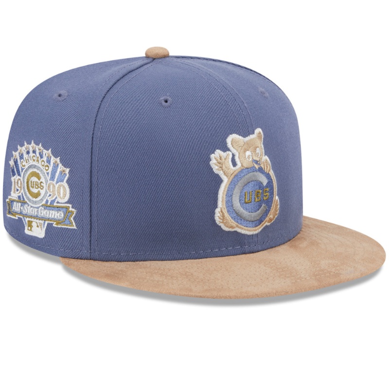 New Era x Lids HD Chicago Cubs Slate Suede 59FIFTY Fitted Hat