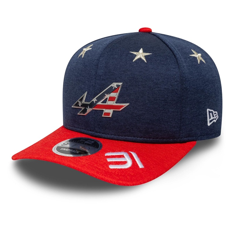 Alpine Racing Vegas Race Special Esteban Ocon Navy 9FIFTY Original Fit Snapback Cap S-M