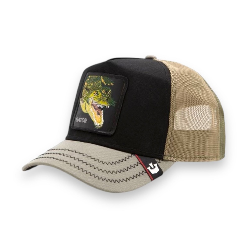 GOORIN BROS OLIVE “TRI GATOR” TRUCKER SNAPBACK
